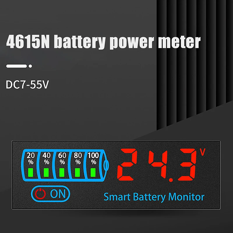 3S-14S DC7-55V Индикатор уровня заряда батареи 12 В 24 В 36 В 48 В 18650 Липо-литиевая батарея Плата емкости напряжения Тестер зарядки батареи