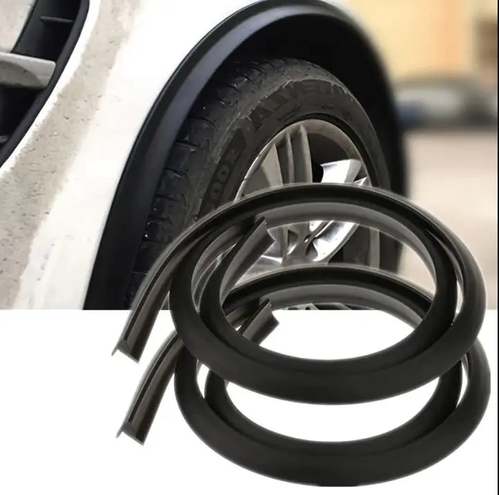 

2pcs General Motors Door Horn Wheel Eyebrow Rubber Protective Strip For Car Modification Decoration And Vehicle Protection