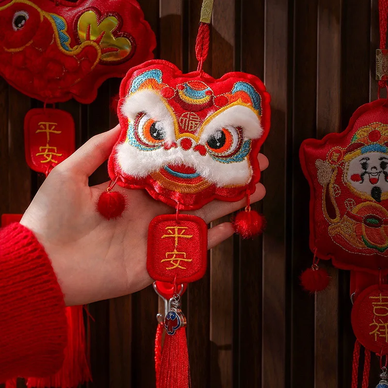 السنة الصينية الجديدة قلادة غرفة المعيشة جو الديكور 2025 مهرجان الربيع الحلي ثعبان سنة ديكور قلادة محظوظ معلقة #1