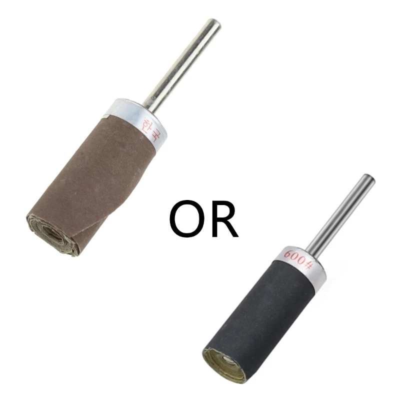 Practical Sandpaper Rods Sticks 3mm Shank Cylinder Sandpaper Rod Grinding for He Dropship