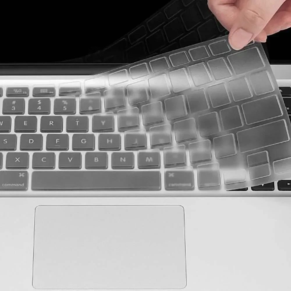 Casing Keyboard digunakan untuk Macbook Pro Retina 13/15 Air13 inci, lapisan pelindung silikon untuk tahan debu dan air