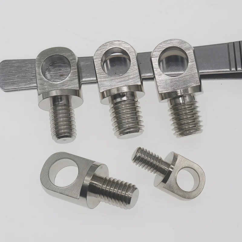 Copper stud nut M3M4M5M6M8M10 copper lifting ring with hole lug screw connecting steel wire lifting ring
