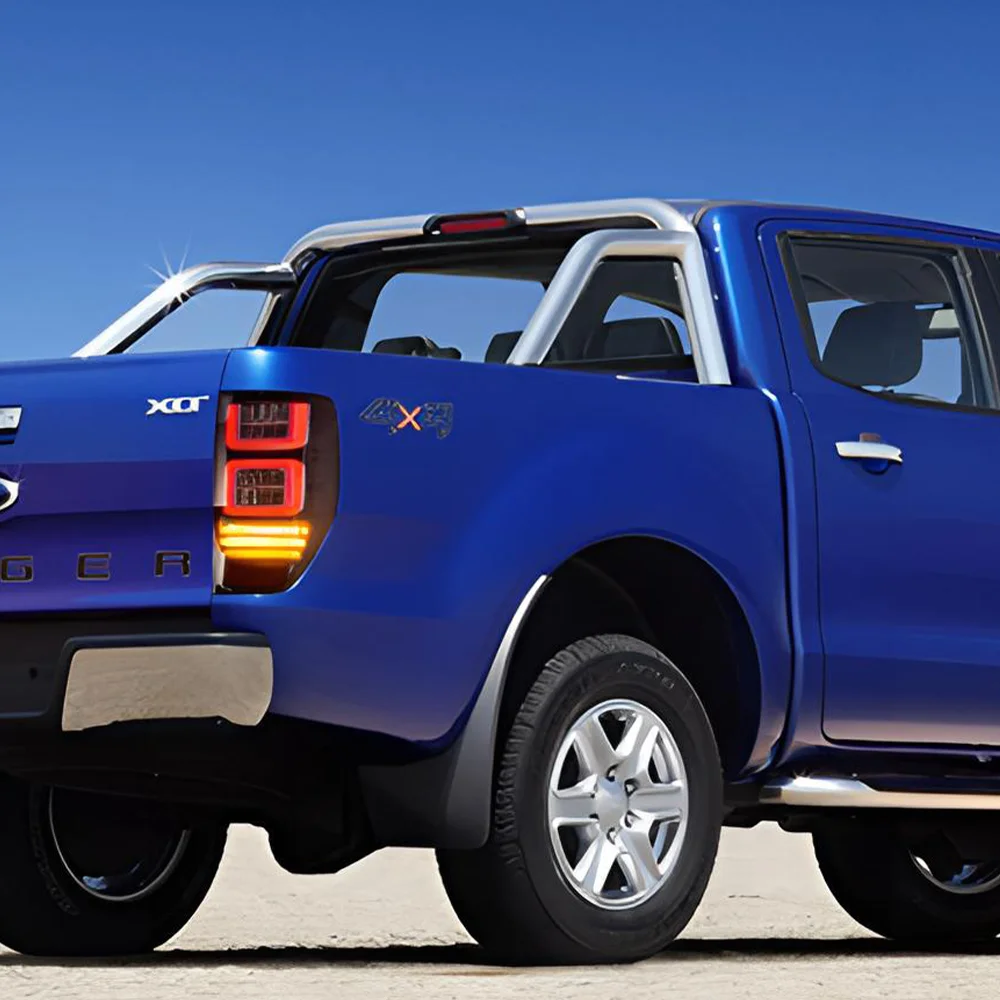 

Для Ford Ranger T6 T7 T8 2012-2020 Автомобильные задние фонари в сборе, обновленные автоматические задние фонари, указатель поворота, задние светодиодные лампы, аксессуары