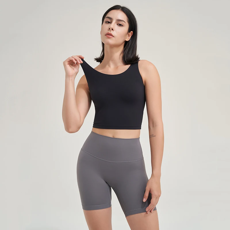 SOISOU Nylon Women's Shorts Gym Yoga Shorts Leggings High Waist Elastic Tight Breathable No Awkward Lines Women's Cycling Shorts - Image 6