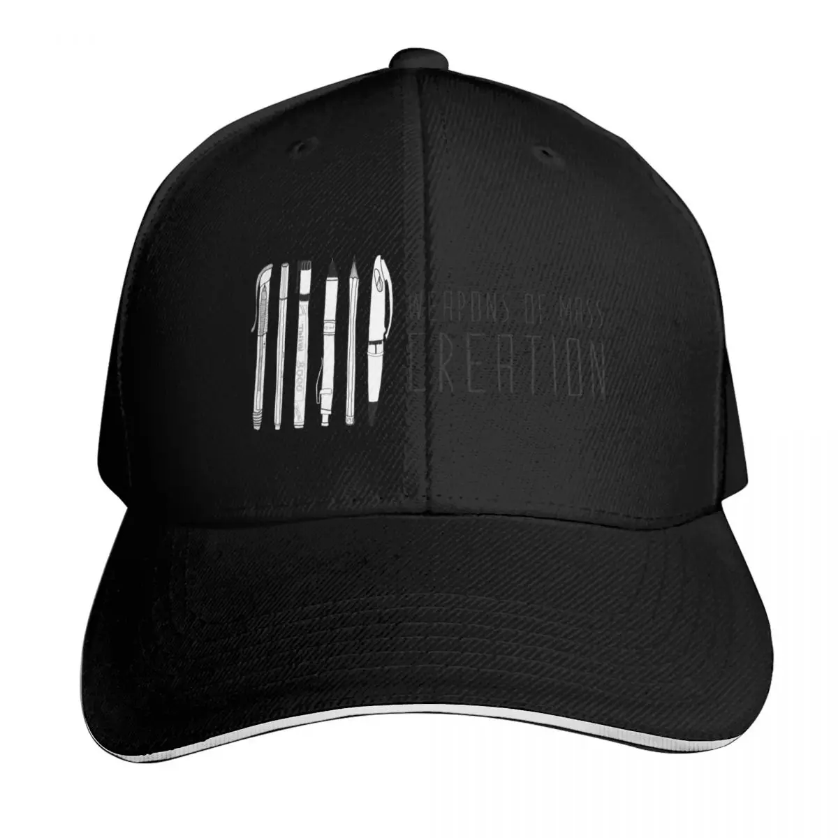 Weapons Of Mass Creation Baseball Cap Snapback Flat Bill Strapback Dad Hat Six Panel Structured Crown