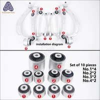 Nuevo buje del brazo de control de suspensión delantera para Audi A4 Q5 A6 2012-2018 4H 0407515 B 4H 0407182 C 4H 0407183 C 4E 0407181 B B B