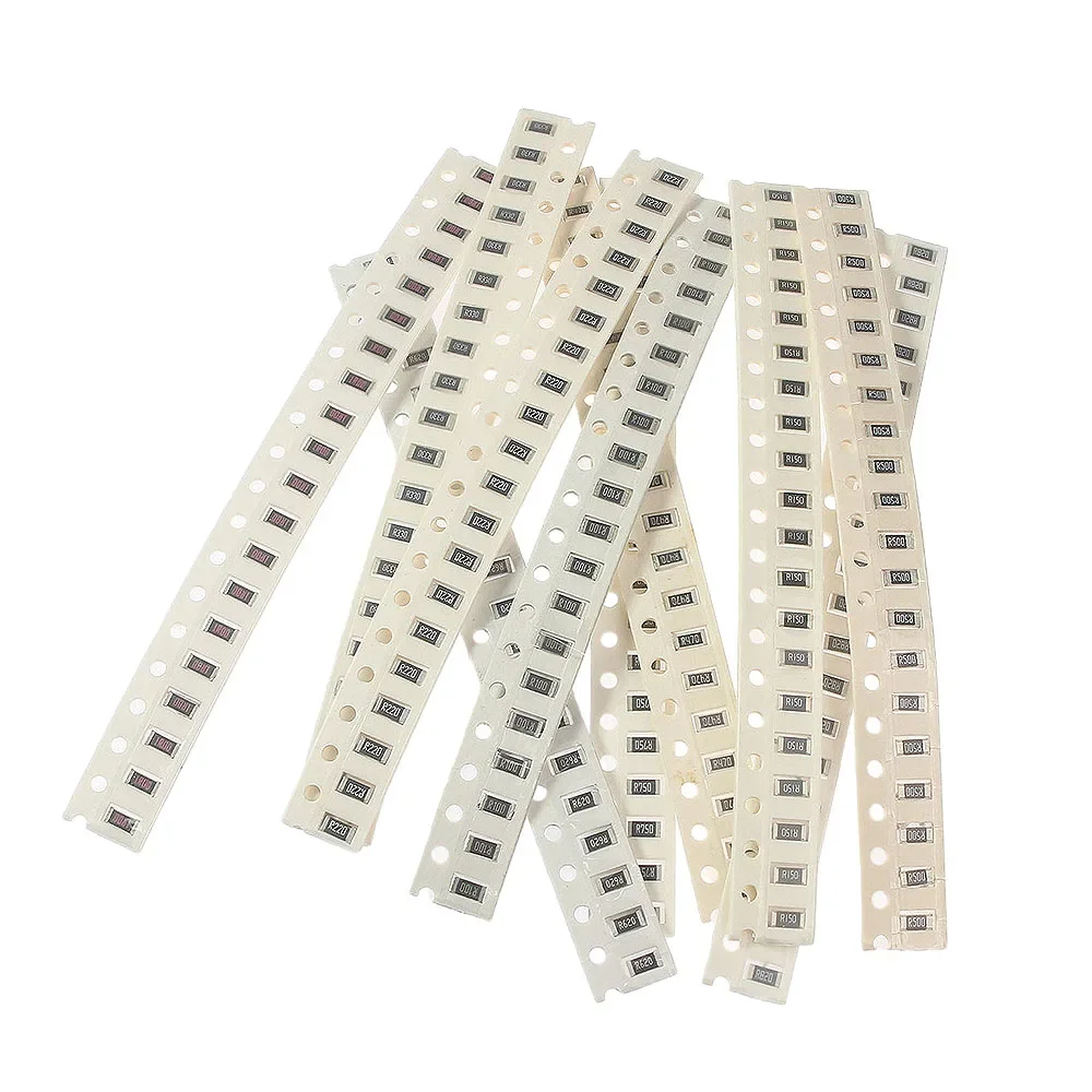 200PCS 10 Kinds 1206 SMD Resistor Kit 0.1 ohm ~ 1 ohm 1206 1% Chip Resistor Assortment Kit New Electronics Components set