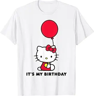 2026 Hello Kitty Zodiac Weegschaal Nieuw T-shirt, Griekse astronomische benodigdheden, T-shirt met ronde hals en korte mouwen, geruit T-shirt