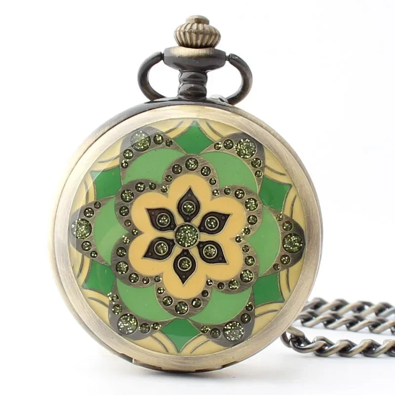 

Ladies Pocket Watch Vintage Steampunk Chain Pendant Mechanical Hand-winding Women Pocket&Fob Watches Reloj Mecanico