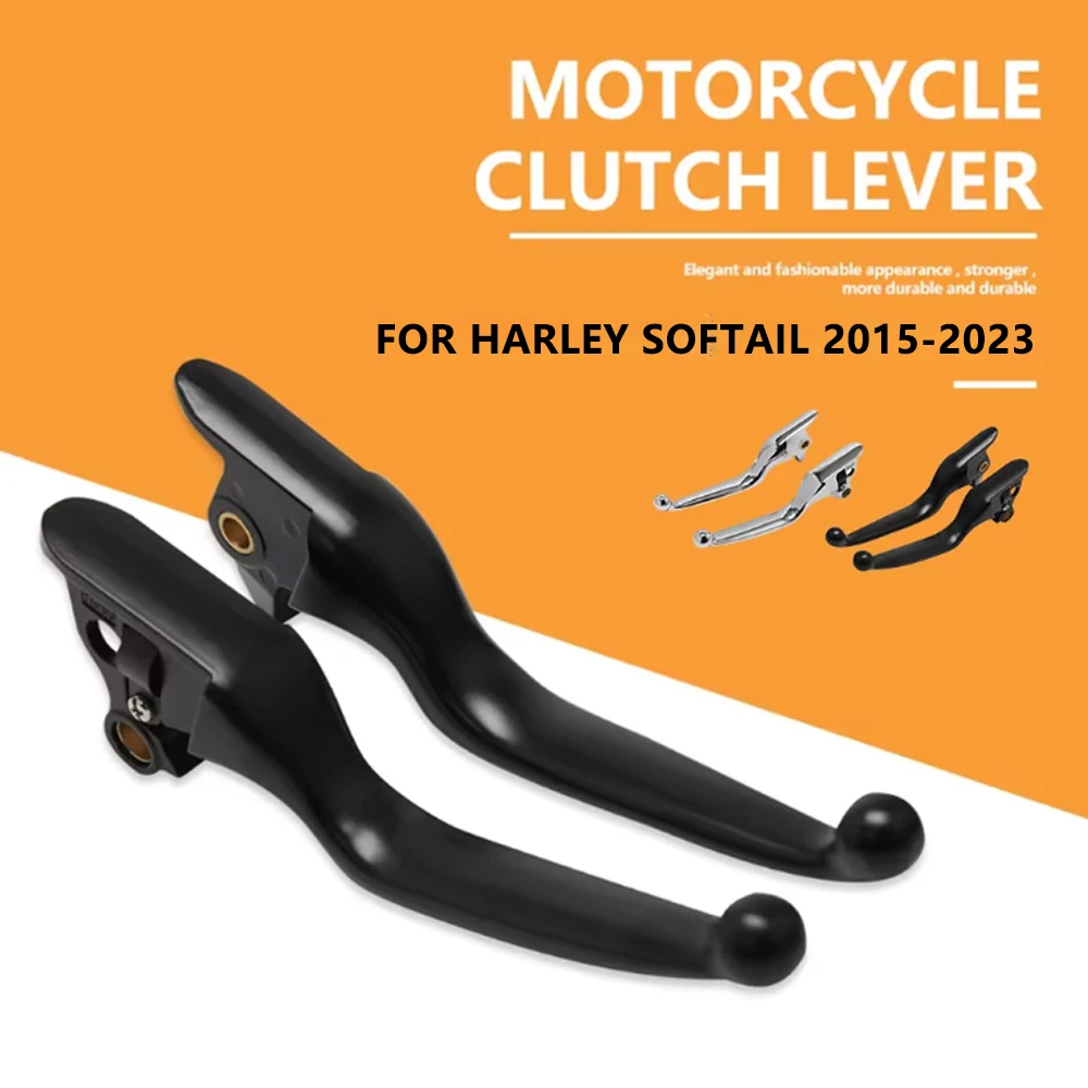 Motorcycle Brake Clutch Lever For Harley Softail Breakout Fat Boy Deluxe Heritage Classic FLS Slim Street Bob 2015-2023