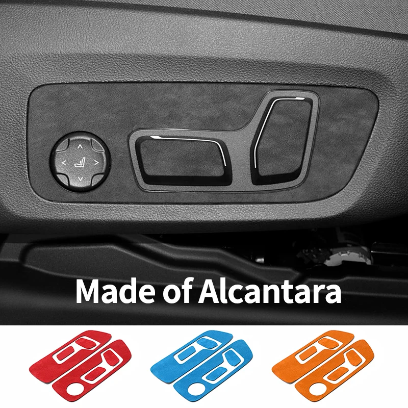 

For BMW X3 G485 G48 (2025-)Front seat control button panel Trim Stickers Made of Alcantara Interior Tuning Accessories