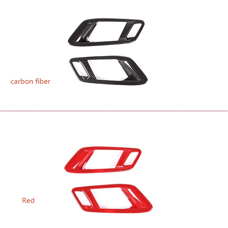 

For 2019+ Toyota GR Supra MK5 A90 ABS Carbon Fiber Car Styling Door Inner Handle Frame Cover Sticker Car Interior Accessories
