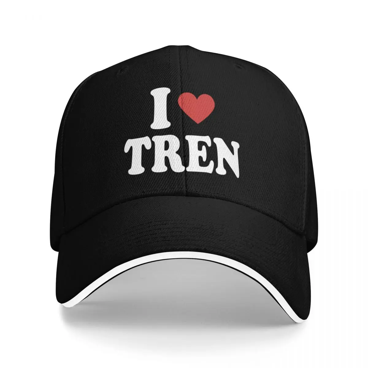 

I Love Tren Baseball Cap Funny hats Sunhat golf hat genuine Golf Women Men's