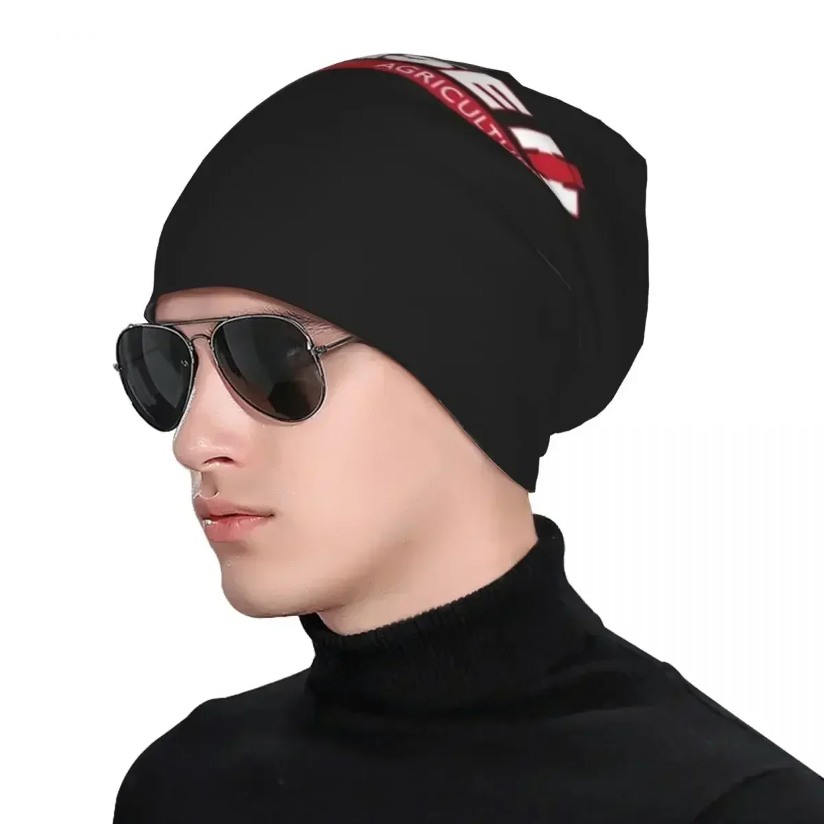 Tractor-case Logo (2) Warm Knitted Cap Fashion Bonnet Hat Autumn Winter Outdoor Beanies Hats for Men Women Adult