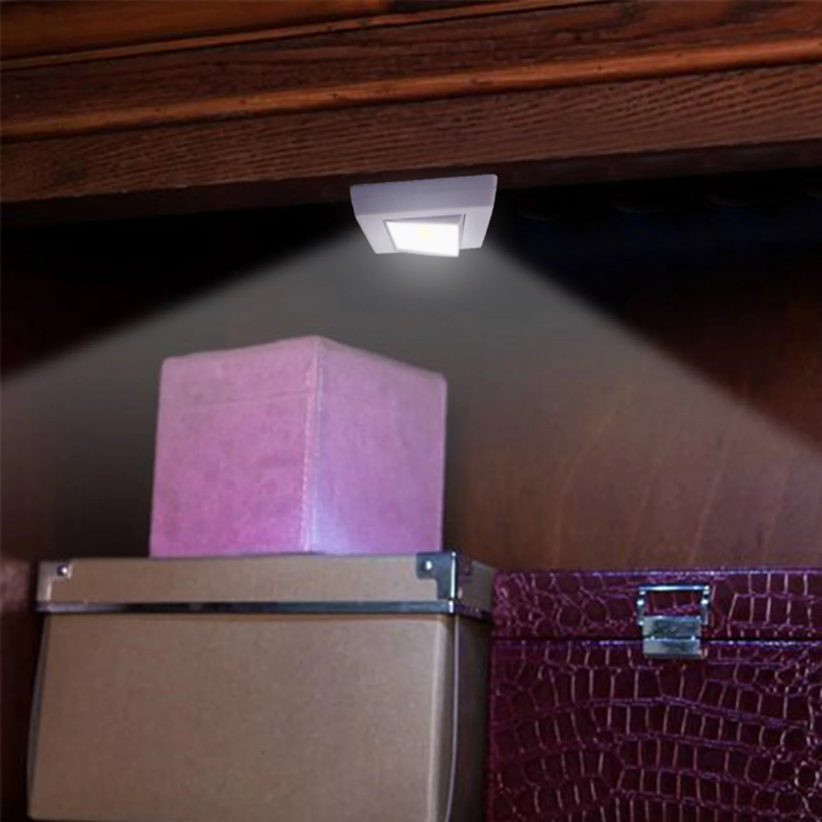 Wireless COB LED Switch Light Portable Night Light for Closet Under Cabinet Shelf Closet Garage Kitchen