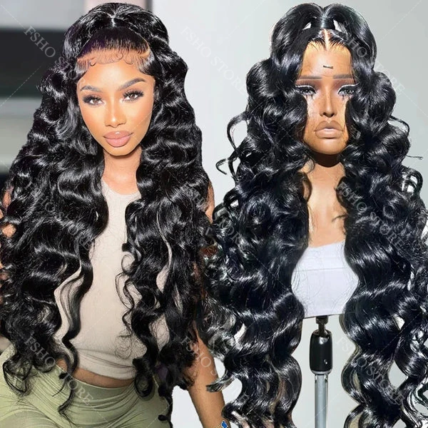 

360 Lace Front Loose Deep Wave 13x4 HD Glueless Lace Front Wig Pre Plucked Blea Lolly Hair from Woman