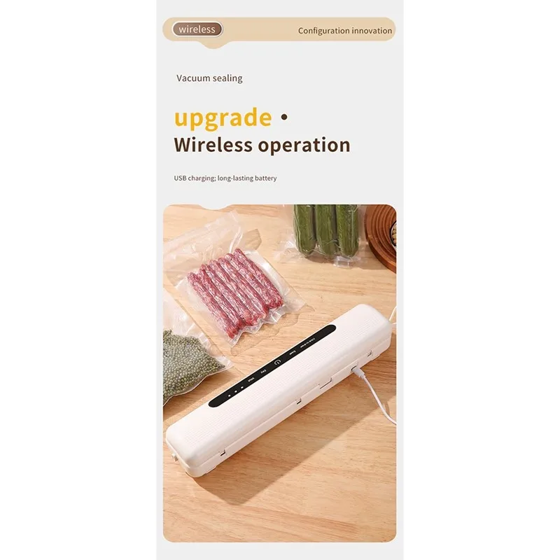 

【PRICE-DROP!】Wireless Digital Countdown Timer USB Charging Portable Food Vacuum Sealer For Home Use Machine