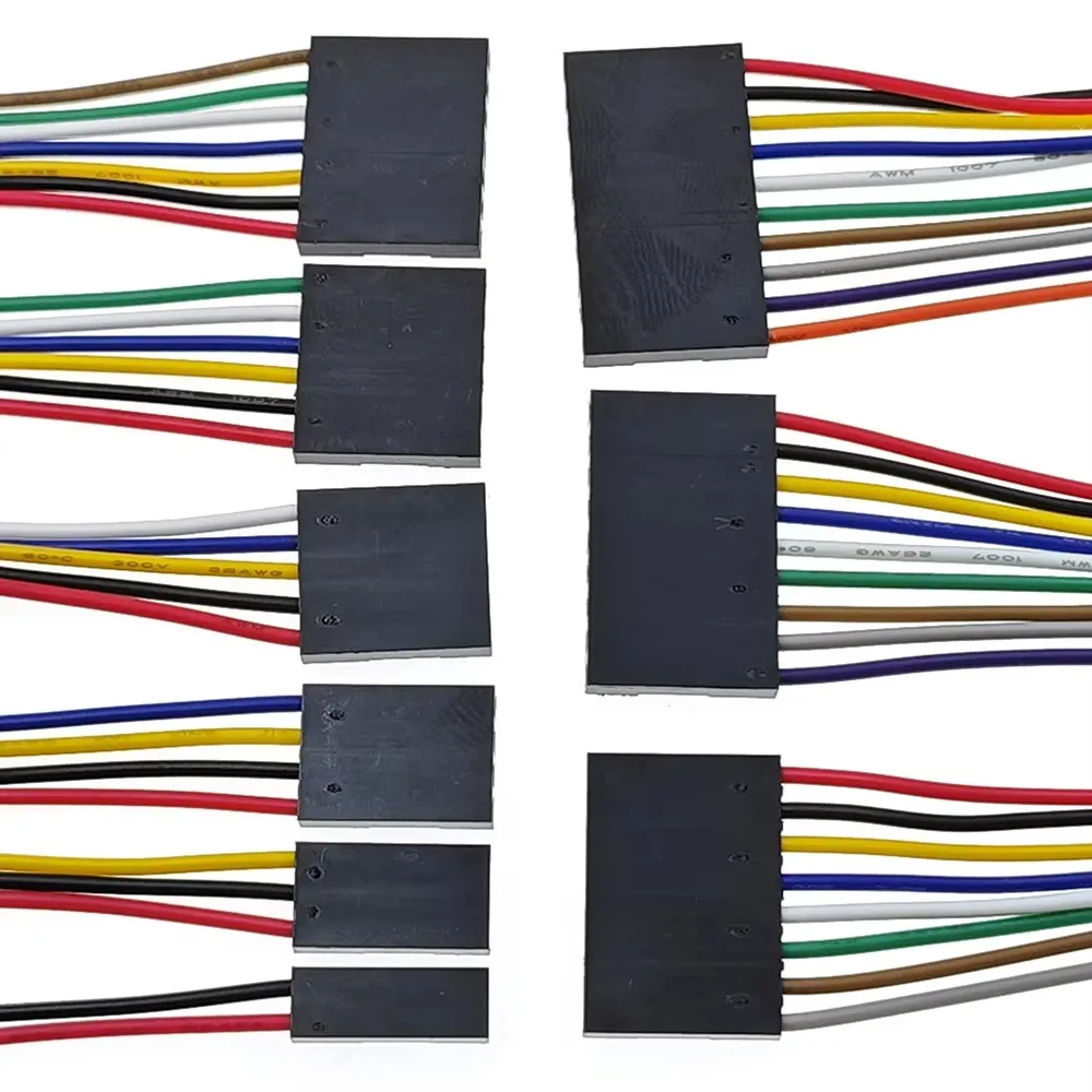 10PCS 2.54mm Dupont Line 2/3/4/5/6/7/8/9/10Pin Female Connector with Wire 10cm 20cm 30cm Single/Double Head Jumper Cable For PCB - Image 3