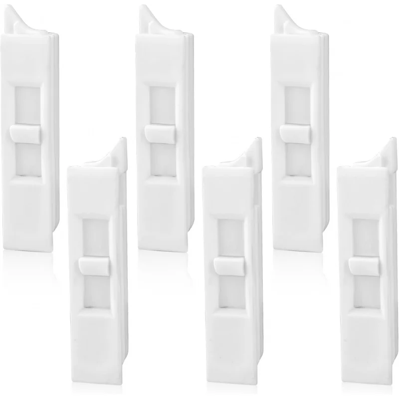 

6pcs Window Tilt Pairs Spring, Vinyl Plastic Loaded Sliding Lock Accessories Parts