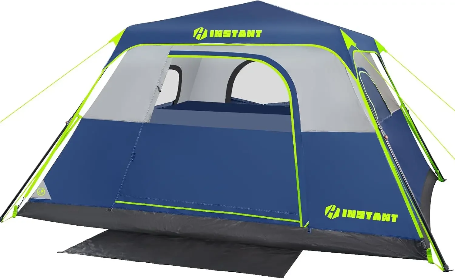 4/6/8/10 Person Instant Tent, Waterproof Pop Up Tents for Camping with Rainfly, 60 Seconds Easy Setup