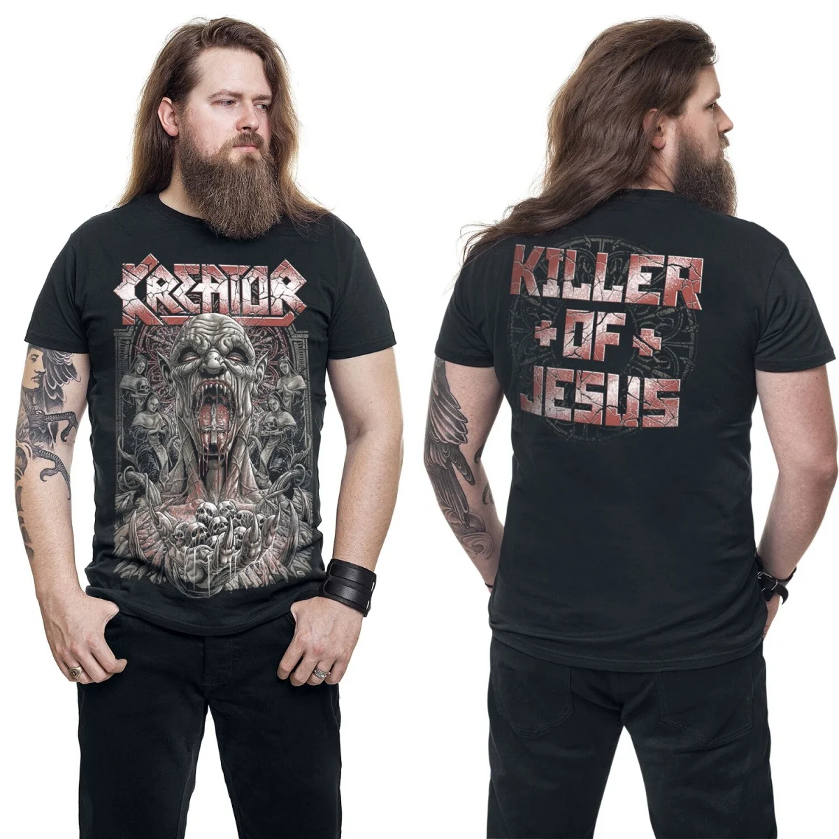 Y2k Kreator Grafik-Baumwoll-T-Shirt Unisex Sommer Kurzarm Mode Marken-T-Shirt Luxus Lässige Vintage Tees – Detail 6