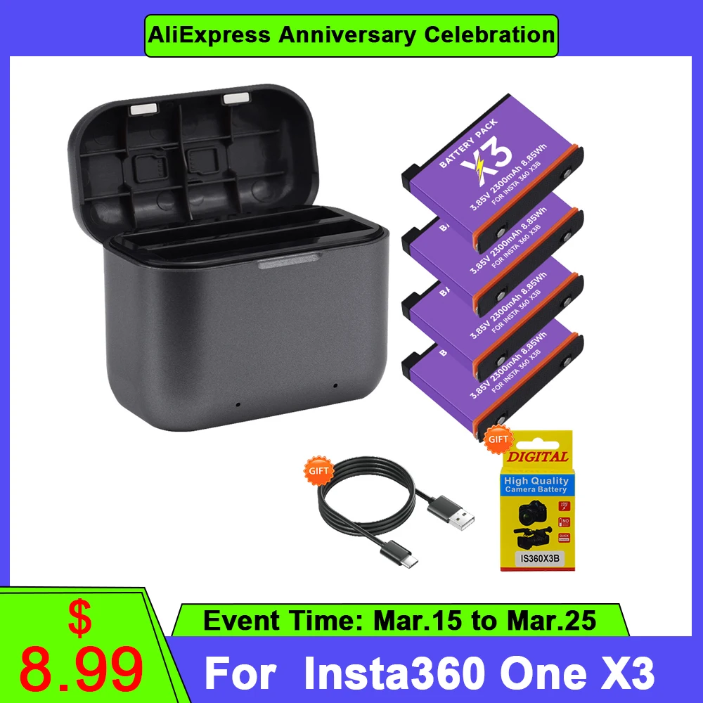 2300Mah For Insta36…