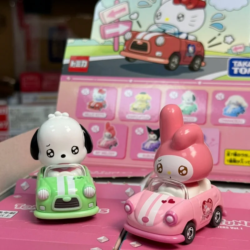 

Литая под давлением модель автомобиля из сплава TOMY, котята, кошка, Klumy Melody Gummy Bear Pachat, собака, три кролика, кролика, кролика, игрушечный автомобиль