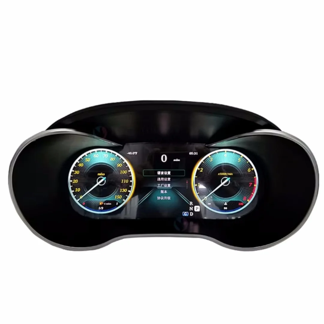 Car LCD For Mercedes Benz C-Class W205 GLC-Class W253 Digital Dashboard Panel Instrument Cluster Speedometer