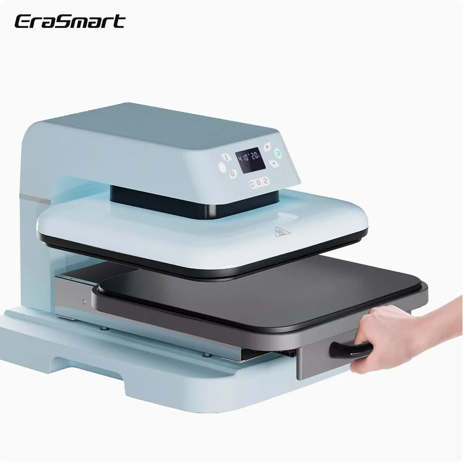 Hot Sale Erasmart Handheld T Shirt Printer Heat Press Hat Mini Automatic Electric Portable Heat Press Machines For DTF Printer