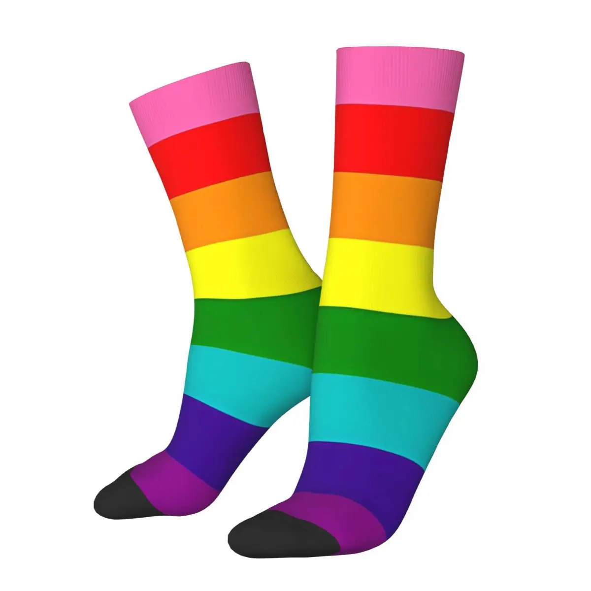 

1978 Classic Large Print Pride Flag Socks Shopping 3D Print Boy Girls Mid-calf Sock