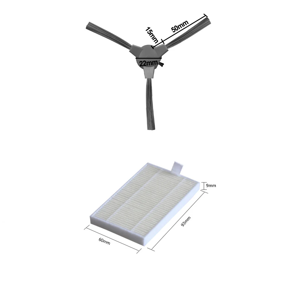 10 pz/set filtro + ricambio spazzola laterale per accessori per parti di aspirapolvere Robot SUZUKA PRO GEN 2