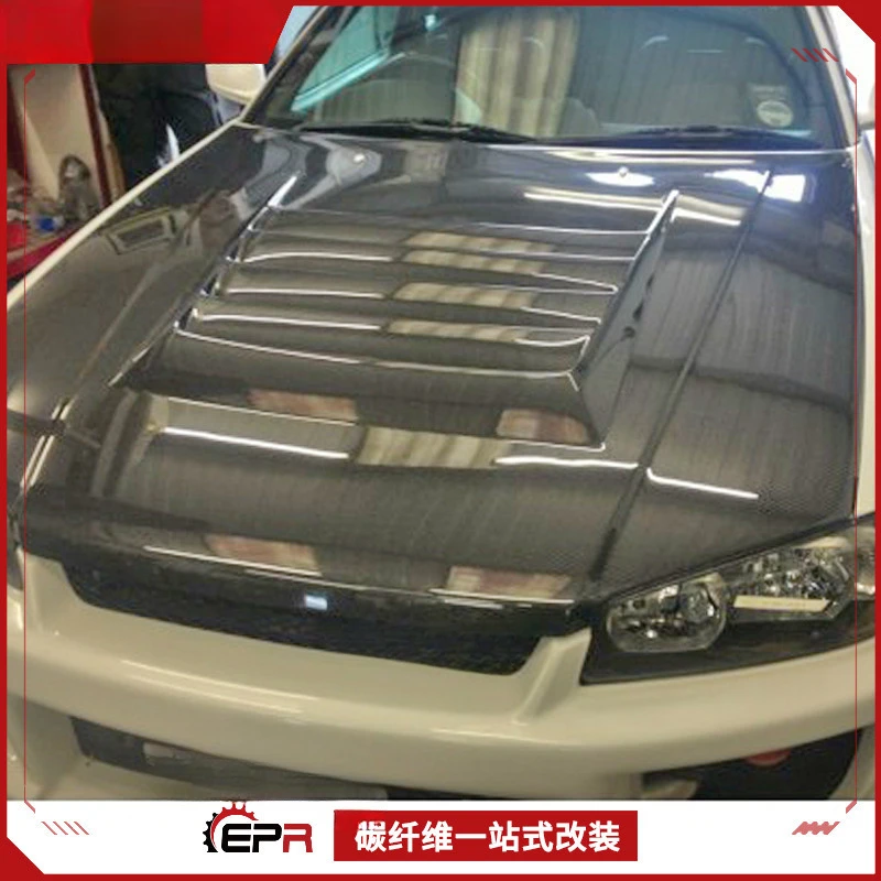 

Передний капот двигателя из углеродного волокна для Nissan Skyline GTR34 GTT Nismo