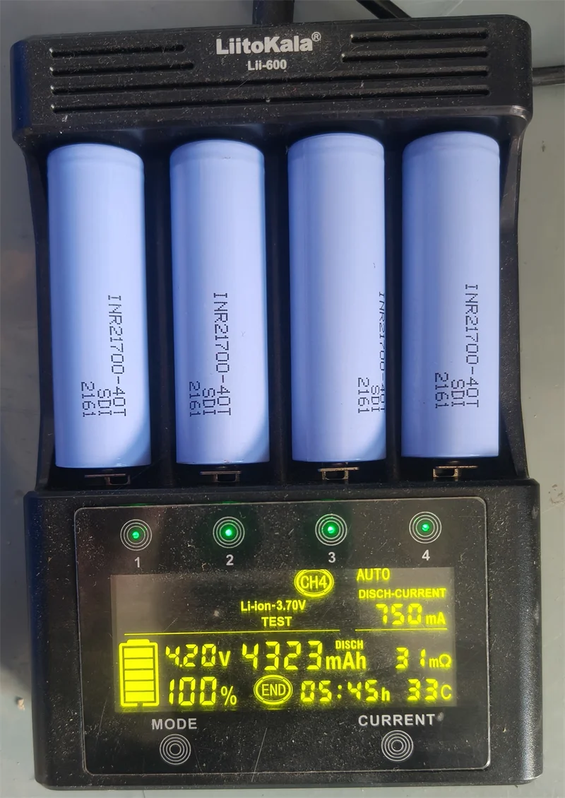 21700 Li-ion battery 4000mah 30A 40T 3.7V, 100% brand new and full capacity. 3.7 v lithium  21700 rechargeable battery