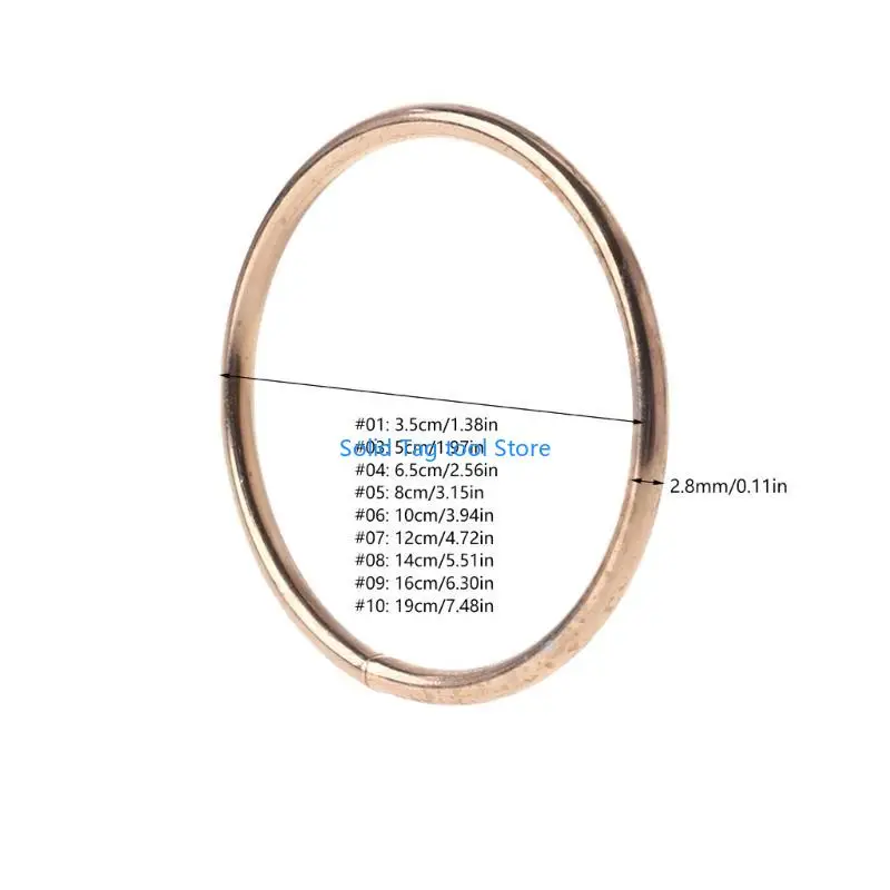 4xfd Round DreamCatch Circle Gold Color Round Wire Wire Making