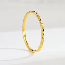 1mm thin stainless Steel Stacked ring Wedding ring for women girls gift