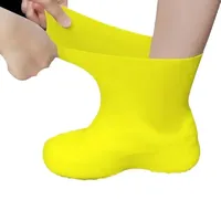 Silicone Water Proof Shoe Covers Rubber Rain Boot Rain Gear Overshoes Accessories for Outdoor Rainy Day