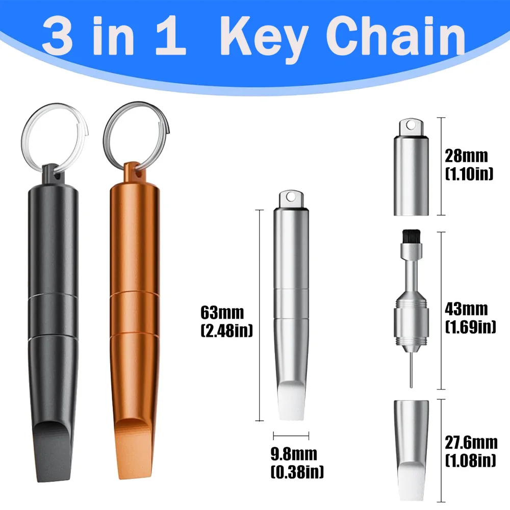 Kit de Herramientas 3 en 1 para iPhone: Herramienta de Extracción de Bandeja de Tarjeta SIM, Aguja de Reinicio, Cepillo Limpiador de Auriculares y Lápiz Limpiador
