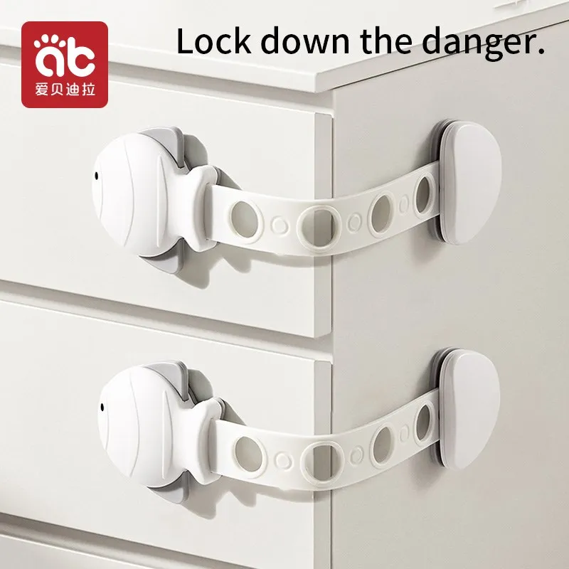 

AIBEDILA Блокировка ящиков для безопасности детей, блокировка ящиков для ручного шкафа, блокировка ящиков, пластиковая белая Защитная Пряжка для защиты детей