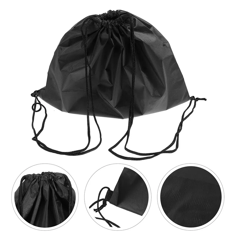 

2Pcs Large Drawstring Backpack for Motorcycle Storage - Tough Oxford Cloth Sack Ideal for Sports Balls Travel Camping Gym