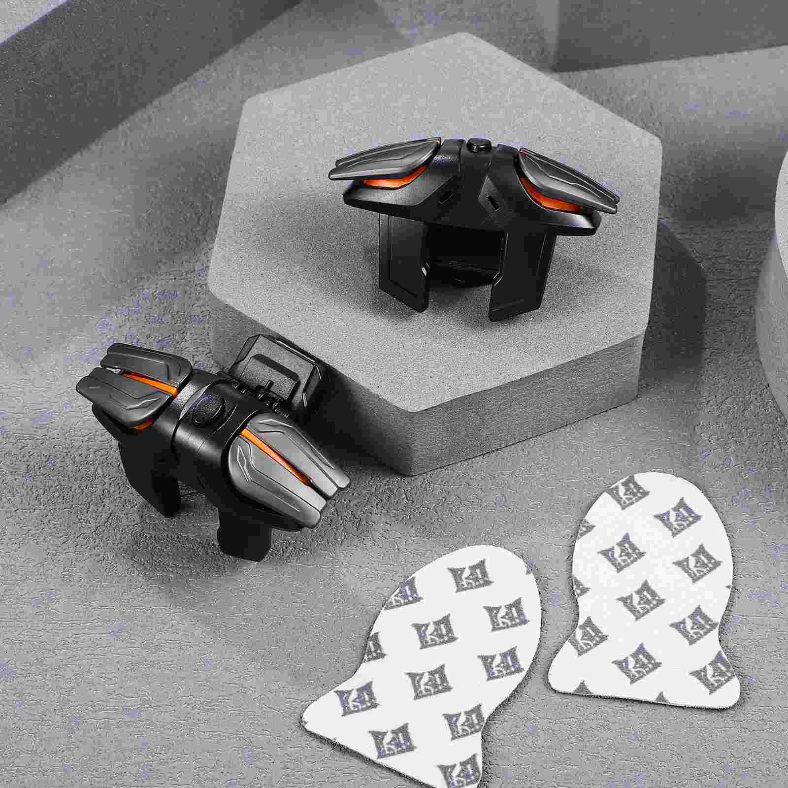 Mobile Controls Gaming Triggers Controller The Shoulder Game with Cable Six-finger Chicken Eating Artifact: Abs Supplies