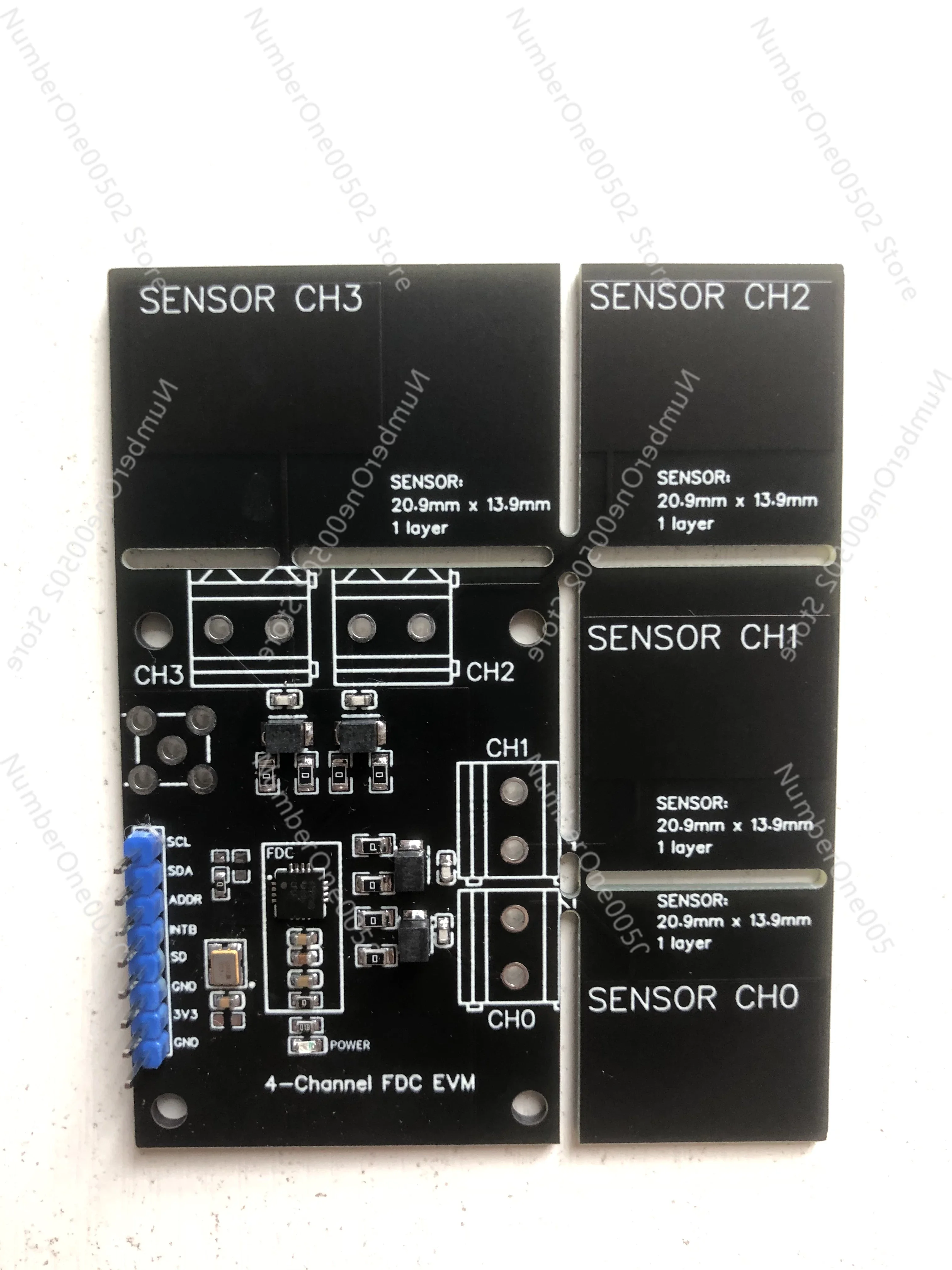 Fdc2214 Module Capacitance Sensor Electronic Design Competition Gesture Recognition Paper Counting Liquid Level Measurement