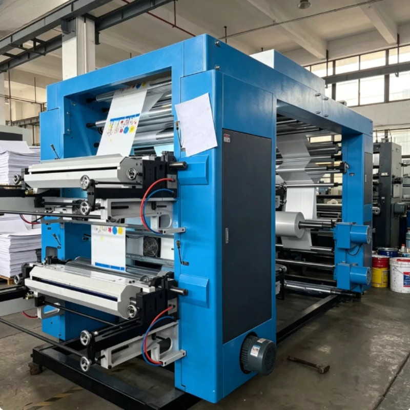 Customized Mini Flexo Printing Machine Digital Flexo Printing Machine Flexo Printing Paper Machine 4 Color