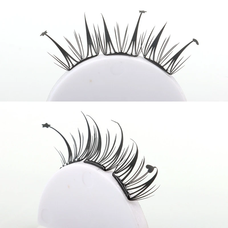 خالية من الغراء خفيفة للغاية الرموش الصناعية الأميرة كسول رمش الطبيعية إعادة استخدامها الطبيعية تأثيري الجمال ماكياج لاش مجموعات مستحضرات التجميل