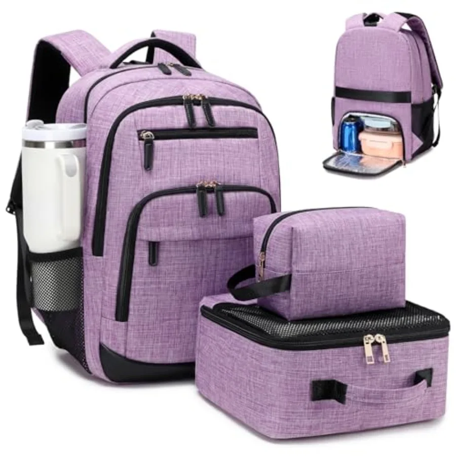 

Travel Backpack For Men Women, 40L Carry On Backpack Flight Approved, TSA Personal Item Travel Bag Fits 17 Inch Laptop, Busines