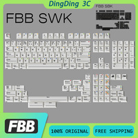 FBB SWK SBK Mechanical Keyboard Keycaps PBT Thermal Sublimation 1.7mm Original Factory Height 149 Keys Custom Keyboard Accessory