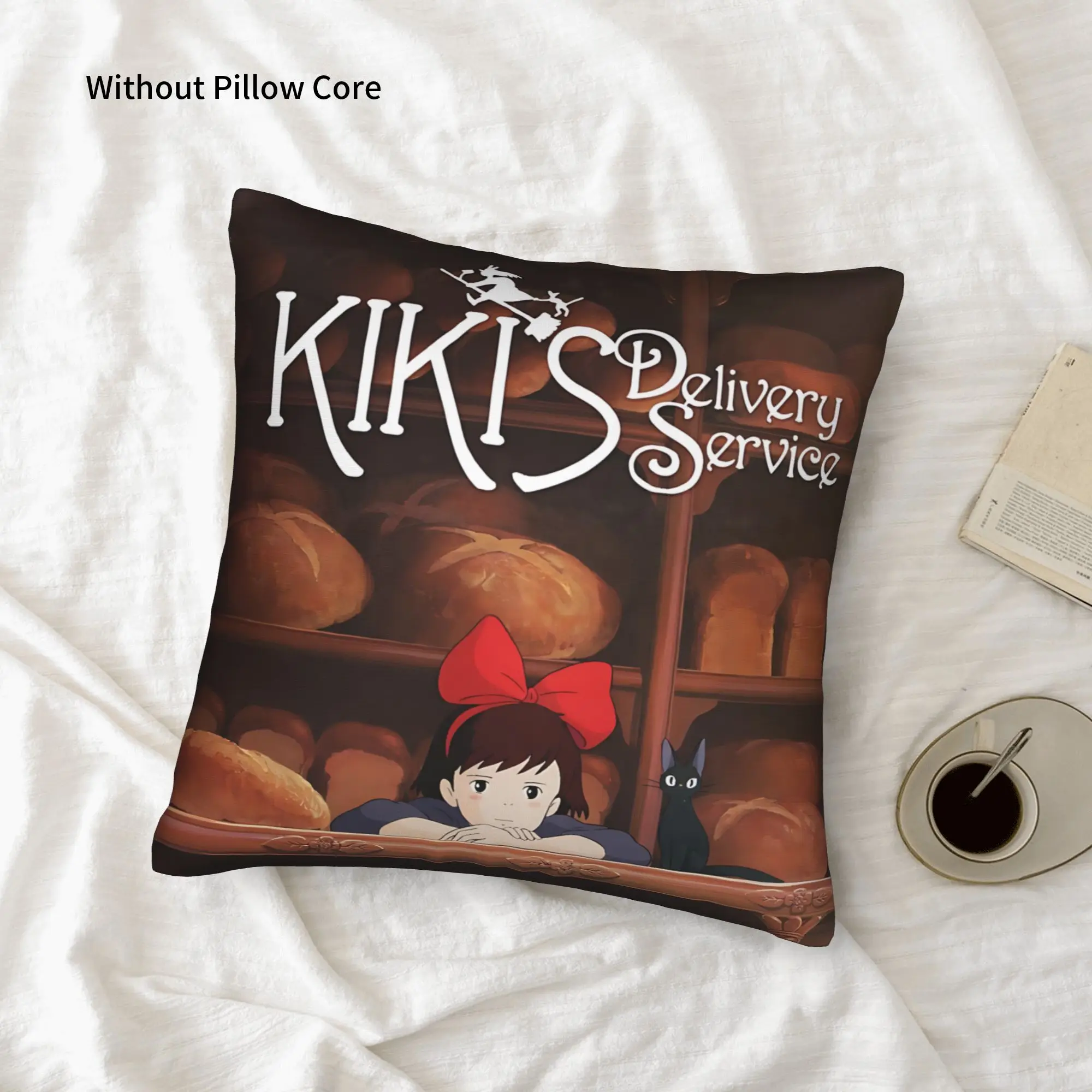 1PC Anime Kikis Delivery Services Pillow Case Home Decor Items Double-Sided Printing  Sofa Cushion Bedroom Bedside Pillow