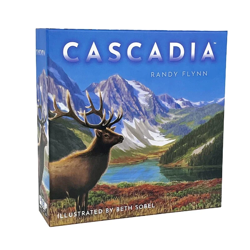 

Cascadia Board Game Set English Chess Version Easy Rules Fast Play Educational Fun for Kids Adults and Family Gatherings