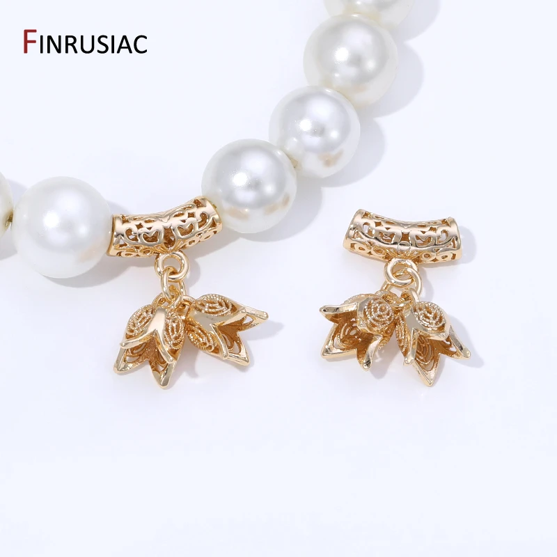 

Трубочки изогнутые для бижутерии,Позолоченные латунные изогнутые разделительные бусины 14K, полые трубчатые бусины с цветочными подвесками-разделителями для изготовления ювелирных изделий своими руками