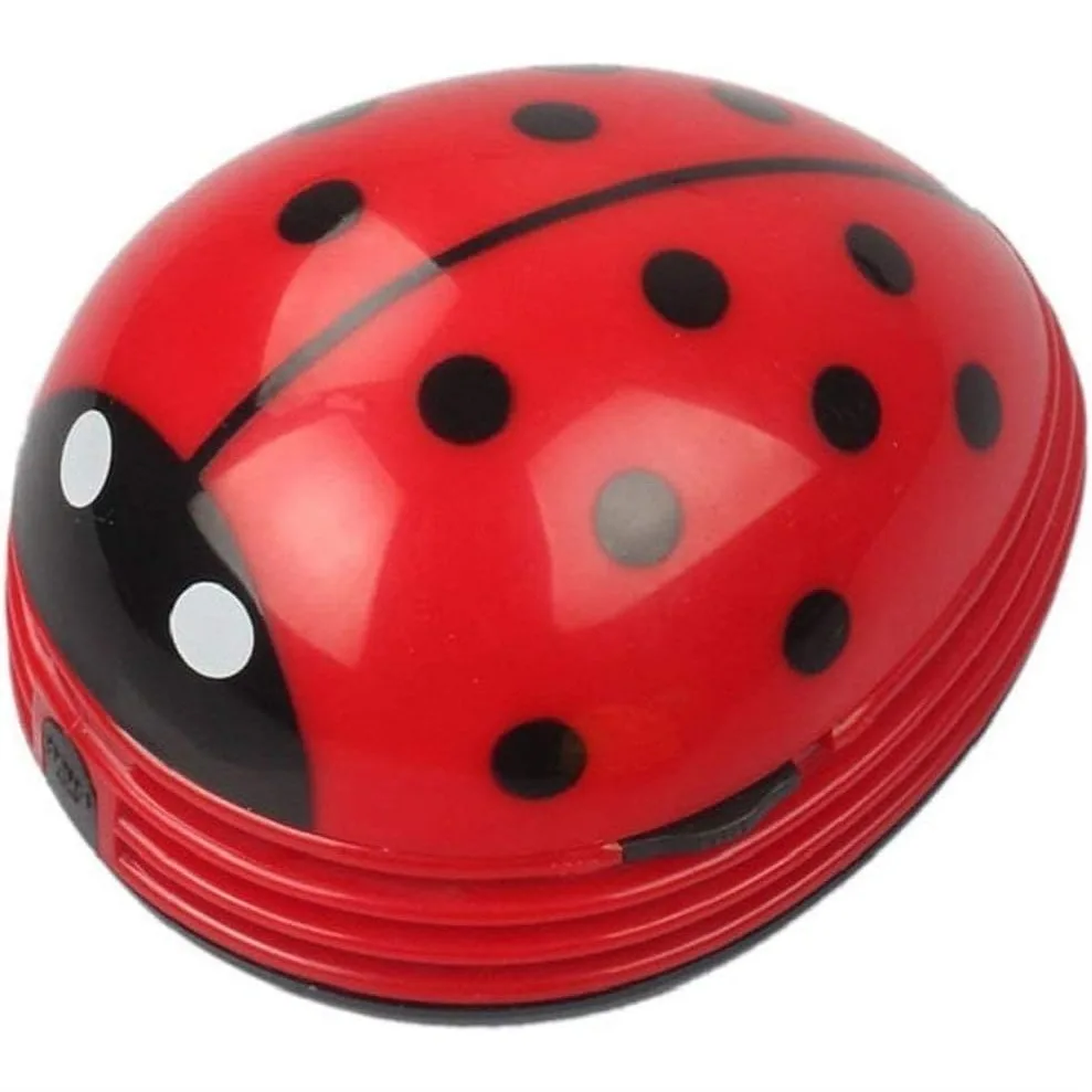 

Миниатюрный беспроводной настольный пылесос, портативный ручной пылесос для крошек с милым мультяшным дизайном, на батарейках, для легкой уборки