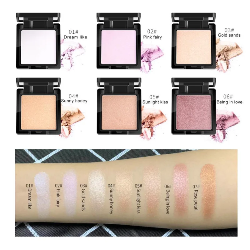 Markeerstift Bronzer Palette Gezicht Make Contour Glow Langdurige Shimmer Illuminator Highlighter Powder Shining Cosmetische